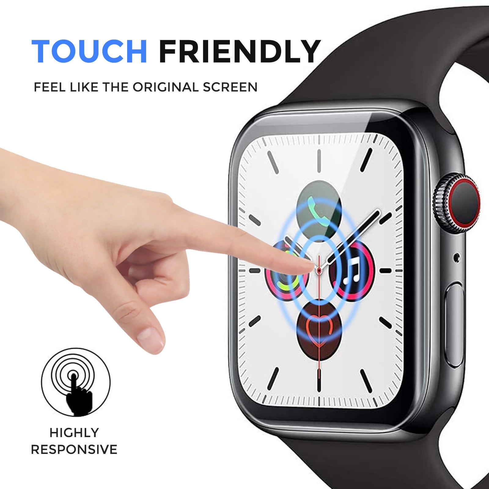 For Apple Watch 2Pcs Soft TPU Full Cover Screen Protector Anti-scratch HD Smart Protective Film For Apple Watch 2Pcs Soft TPU Full Cover Screen Protector Anti-scratch HD Smart Protective Film